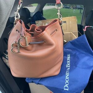 Dooney & Bourke pebble grain drawstring BRAND NEW